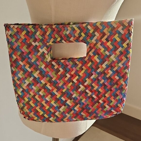 Multicolor Woven Clutch Bag - Picture 2 of 2